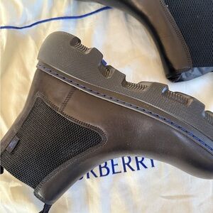 Burberry Dark Leather Boots
